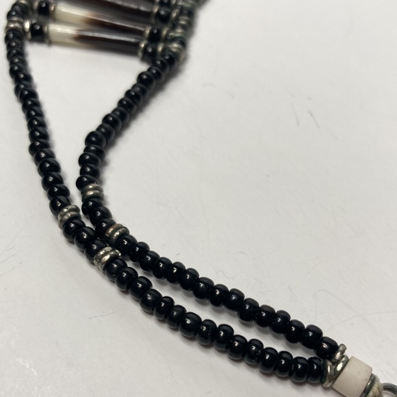 Beaded Tribal Primitive Necklace - Picture 9 of 14